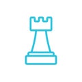 Rook chess icon.