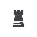 Rook chess vector icon