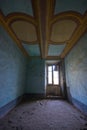 A room in an abandoned castle in italy Royalty Free Stock Photo