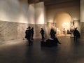 Room of an Assyrian Palace in Metropolitan Museum of Art. Royalty Free Stock Photo