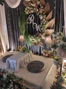 Room decoration for wedding sacred events