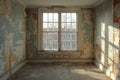 Room demolition with window removed during downsized home renovations, downsized home renovations picture