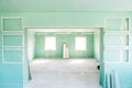 Room with drywall Royalty Free Stock Photo