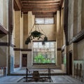 Room at El Sehemy house, an old Ottoman era historic house in Islamic Cairo, built in 1648, Cairo, Egypt Royalty Free Stock Photo