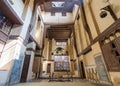 Room at El Sehemy house, an old Ottoman era historic house in Islamic Cairo, built in 1648, Cairo, Egypt Royalty Free Stock Photo