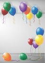 Room filled with balloons