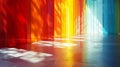 Room Filled With Various Colored Walls Royalty Free Stock Photo