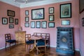 The room at the Goethe House in Weimar, Germany