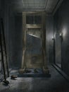 Room with guillotine