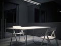 Room for interrogation. 3d rendering