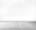 Room Made of White Wall and Concrete Floor Royalty Free Stock Photo