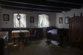 The room of an old folk house in Tihany