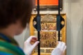 Room with paintings in Museo dell Opera del Duomo Royalty Free Stock Photo