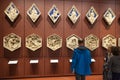 Room with panels in Museo dell Opera del Duomo Royalty Free Stock Photo