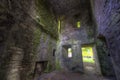 Room Ruins in Castle Walls Royalty Free Stock Photo
