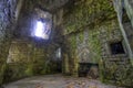 Room Ruins in Castle Walls Royalty Free Stock Photo