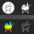 Room service dark theme icon