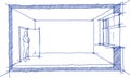 Room sketch diagram