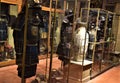 A room in Villa Stibbert, in Florence, literally full of display cases containing ancient samurai armor.