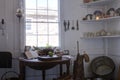 Room in Whaley House Museum, old town of San Diego