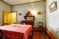 Room in Whaley House Museum, old town of San Diego