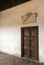 Washington Irving`s room in the Alhambra in Granada Royalty Free Stock Photo