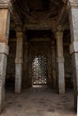 An interior of a historical structure from Indian heritage site.