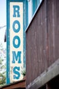 Rooms available sign Royalty Free Stock Photo