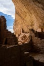 Rooms and Towers of Long House Cliff Dwelling Royalty Free Stock Photo