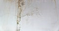 Rooof leak and seepage through wall ,close-up of a stain on the wall Royalty Free Stock Photo