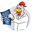 Rooser doctor illustration Royalty Free Stock Photo