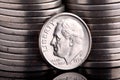 Roosevelt Head Dime Royalty Free Stock Photo