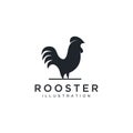 Rooster arrow Logo Template Design Vector, Emblem, Design Concept, Creative Symbol, Icon illustration