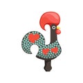Rooster Of Barcelos Painted Souvenir Portuguese Famous Symbol