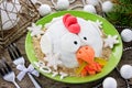 Rooster cake cake, hen cake, chicken cake, bird cake - fe