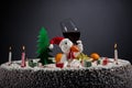 Rooster cake hen cake, chicken cake, bird cake Royalty Free Stock Photo