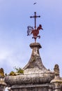 Rooster Cross Tower Convent Church Coimbra Portugal Royalty Free Stock Photo