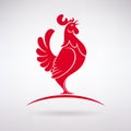 Rooster Crows Royalty Free Stock Photo