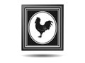 Rooster,domestic animals,background,illustration