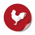 Rooster,domestic animals,background,illustration