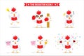 Rooster icon symbol Royalty Free Stock Photo