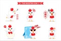 Rooster icon symbol Royalty Free Stock Photo