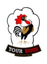 Rooster label