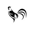 Rooster logo vector icon, creative modern simple logo Royalty Free Stock Photo