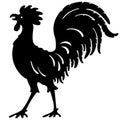 Rooster silhuette