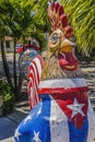 Rooster Statue Little Havana Downtown Miami Florida