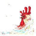 Rooster symbol of year 2017
