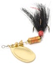 Rooster Tail Fishing Spinner (Spoon Lure) Royalty Free Stock Photo