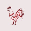 Rooster vector illustration