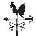 Rooster weather vane